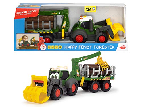 Dickie- Tractor Forestal con LUZ Y Sonido 65 CM (3819003)