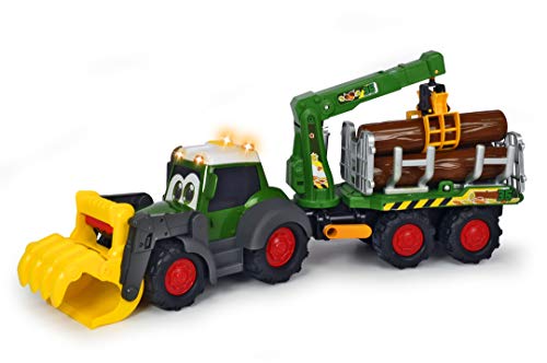 Dickie- Tractor Forestal con LUZ Y Sonido 65 CM (3819003)