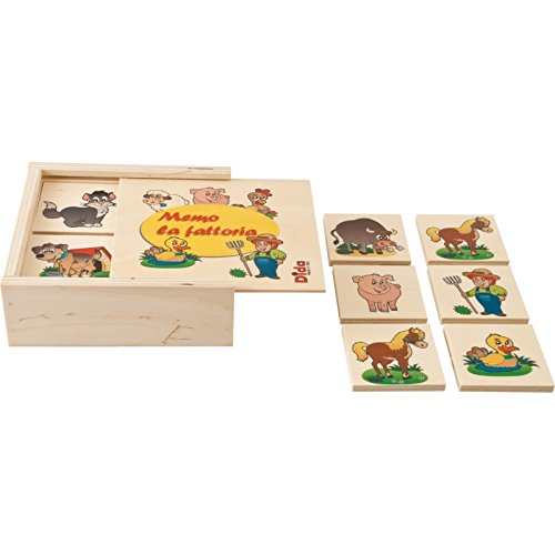 Dida -Juego de Memoriade Madera - La Granja (20 pzas)