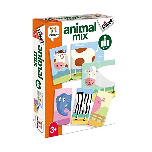 Diset- Juguete educativos Animal Mix (68948)