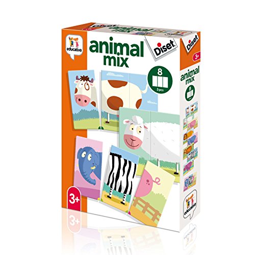 Diset- Juguete educativos Animal Mix (68948)