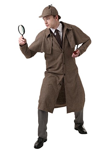 Disfraz adulto Sherlock Holmes - Marrón - X-Small
