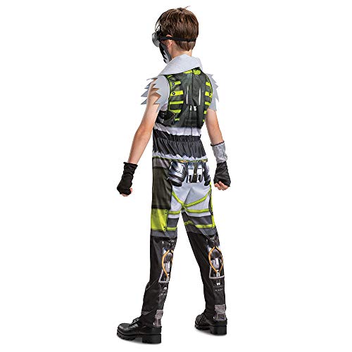 Disguise Apex Legends Octane Costume - Mono y máscara, diseño inspirado en videojuegos, tamaño extra grande (14-16), color verde y beige (112139J')