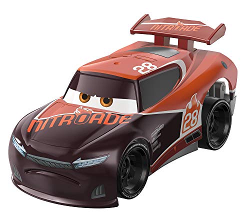 Disney Cars Turbo Racers vehículo Tim Treadless, coches de juguete niños +3 años (Mattel GFY54)