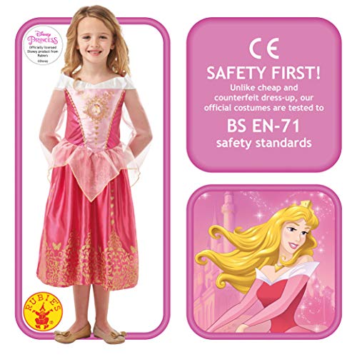 Disney Princess - Disfraz Bella Durmiente Classic DLX Inf, Multicolor, M (Rubies 640714-M)