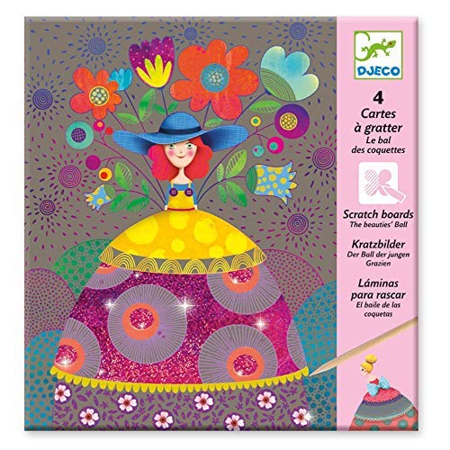 Djeco DJ09725, Tarjetas de rascar, multicolore