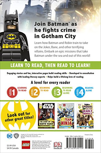 DK Readers L3: Lego(r) DC Comics Super Heroes: Batman's Missions: Can Batman and Robin Save Gotham City? (Dk Readers Level 3)