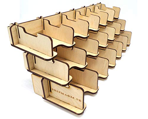 docsmagic.de Card Holder - 18-Compartment 1500+ Mini Cards- Titular de la Tarjeta