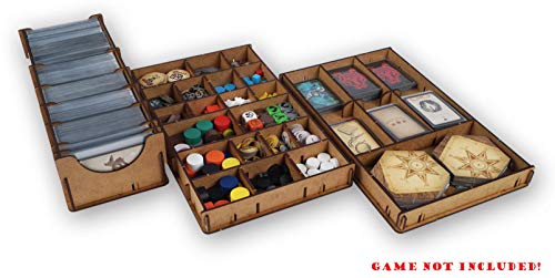 docsmagic.de Organizer Insert for Robinson Crusoe 2nd Edition Box - Encarte