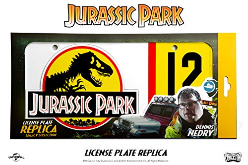 Doctor Collector- Jurassic Park - Réplica de matrícula Dennis Nedry (8437017951209)