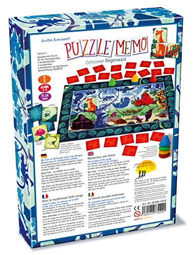 Drei Hasen in der Abendsonne GmbH 0029 - Puzzle con Memoria de la Selva Secreta