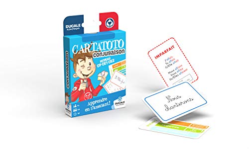 Ducale, el Juego francés - Cartatoto Conjugaison-Juego de Cartas educativas, Aprender a conjugar Les Verbes, 10006524