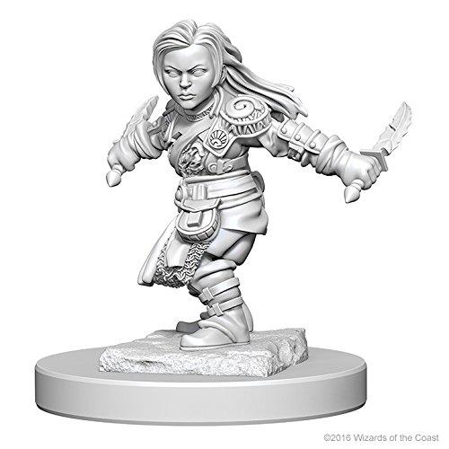 Dungeons & Dragons: Nolzur's Marvelous Unpainted Minis: Halfling Female Rogue