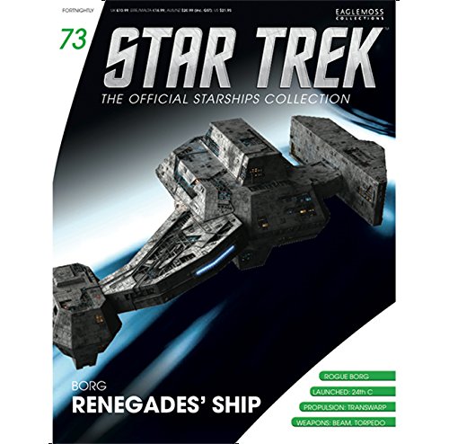 Eaglemoss Star Trek Starships Collection Nº 73 Borg Renegades' Ship