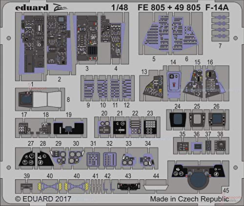 Eduard EDBIG49169 Big Ed - Juego de Accesorios fotográficos para Tomcat (Tamiya)