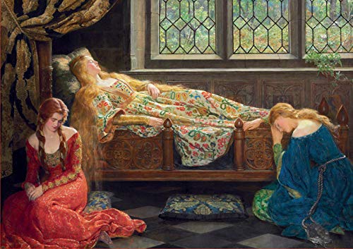 Educa Borras - Genuine Puzzles, Puzzle 1.500 piezas, La bella durmiente, John Collier (18464)