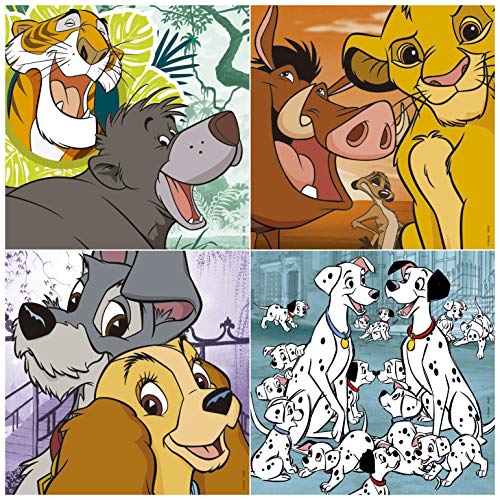 Educa- Disney Animals 2 Conjunto de Puzzles Progresivos, Multicolor (18628)