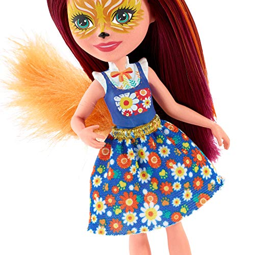 Enchantimals Felicity Fox y Flick, muñeca con mascota (Mattel FXM71)