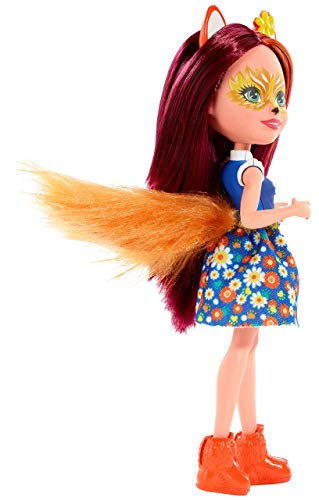 Enchantimals Felicity Fox y Flick, muñeca con mascota (Mattel FXM71)
