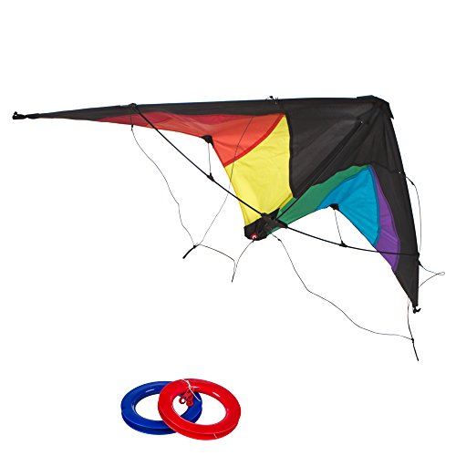 Eolo - Cometa acrobática Pop-Up Magic 125x72 cm - color arcoíris (85092)