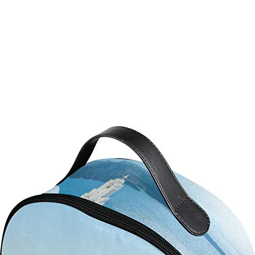 Eslifey Hermosa Santorini Bolsa Escolar Mochilas Diarias Mochila para Estudiantes