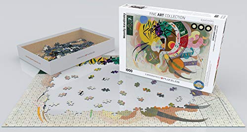 EuroGraphics "Wassily Kandinsky Curva dominante Puzzle (1000 Piezas, Multi-Color)