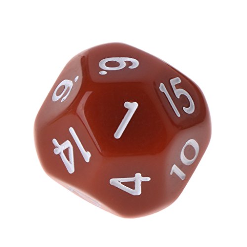 Exing Dados Dice,10 Piezas Dados Poligonales D16De 20 Lados para Juegos De Mesa De Mazmorras Y Dragones