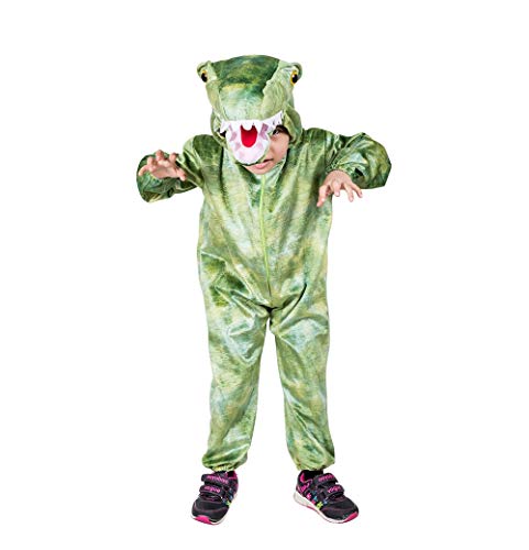 F122 Disfraz de dragón, Tallas 4-5 años (104-110 cm), Trajes de Carnaval de dragón, Traje de Carnaval de dragón, Para Niños, Niñas, también como regalo de cumpleaños o Navidad