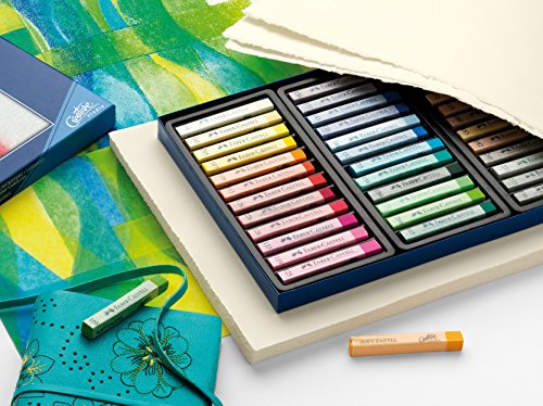 Faber-Castell 128224 - Estuche de cartón con 24 tizas, mini, multicolor