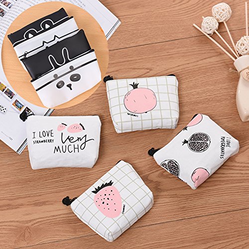 Fablcrew Pencil case estuche estilo panda estuche para lápices monedero monedero cómic