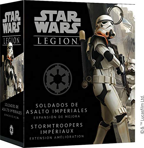 Fantasy Flight Games- Star Wars Legion - Soldados de Asalto Imperiales Expansión de Mejora, Color (SWL52ES)