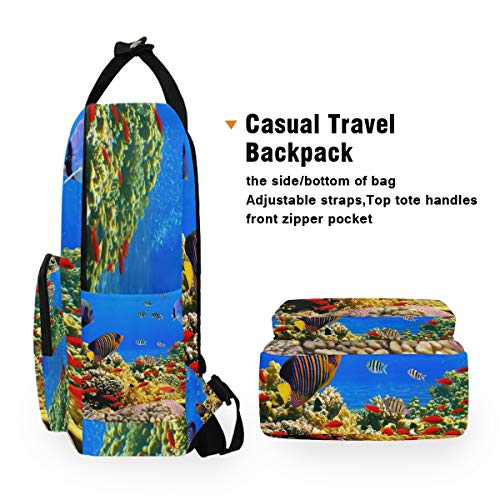 FANTAZIO Coral Colony Reef Mochila Casual