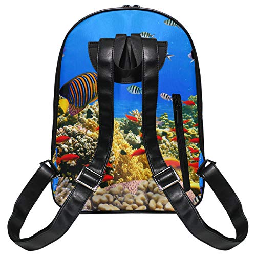 FANTAZIO Coral Colony Reef Mochila de Viaje Delgada y Duradera para niños