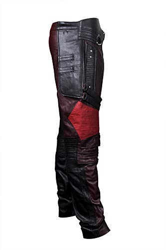 Fashion_First Chris Pratt Peter Quill - Chaqueta y pantalones de piel para hombre, diseño de Guardianes de la Galaxia 2