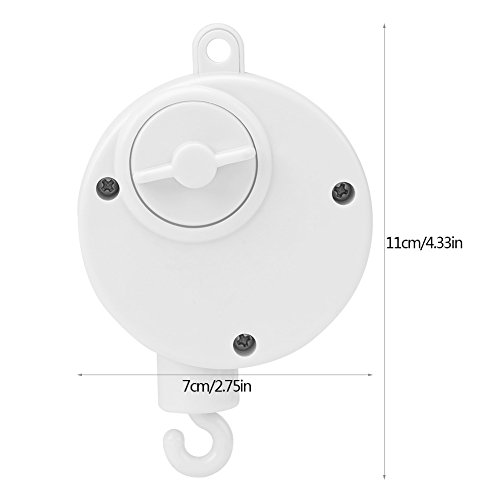 Fdit Caja de Música Giratoria Eléctrica Caja Musical de Cuna para Bebé Cama Infantil Colgando Música Móvil Campana Eléctrica Caja de Música Juguete para Bebé