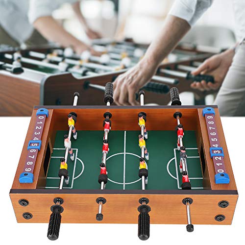 Fdit Mesa de futbolín Mini futbolín de Mesa Soccerball Sports Indoor Table Soccer Set para arcadas, Sala de Juegos, Bares, Fiestas