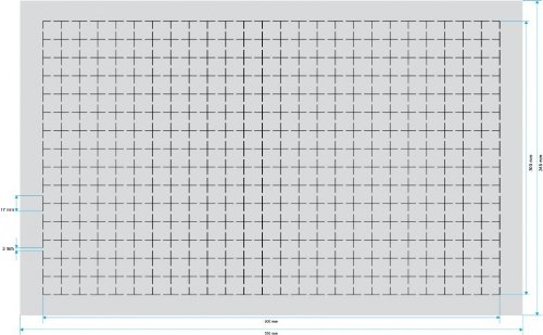 Feldherr DS030R 30 mm (1,2 Inch) Figure Foam Tray Double-Size Raster