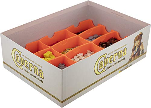 Feldherr Organizador Compatible con Caverna: The Cave Builders - Caja de Juego de Mesa