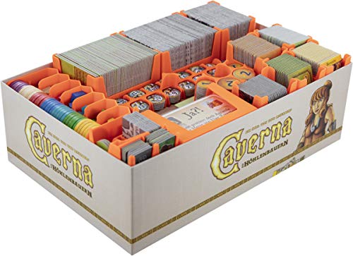 Feldherr Organizador Compatible con Caverna: The Cave Builders - Caja de Juego de Mesa