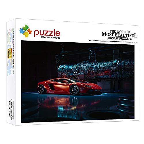 FFGHH Puzzle 1000 Piezas Puzzle Superdeportivo Puzzle 1000 Piezas Infantil Puzzles Madera Liberación De Estrés Rompecabezas Educativo Recomendado para Amigo Niños Adultos 52X38Cm