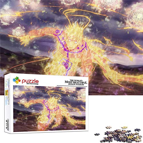 FFGHH Puzzle Adulto De 1000 Piezas Naruto Puzzle De Madera Puzzle Infantil 3 Años Regalo De Cumpleaños Recomendado para Amigo Niños Adultos 20.47In X 14.96In