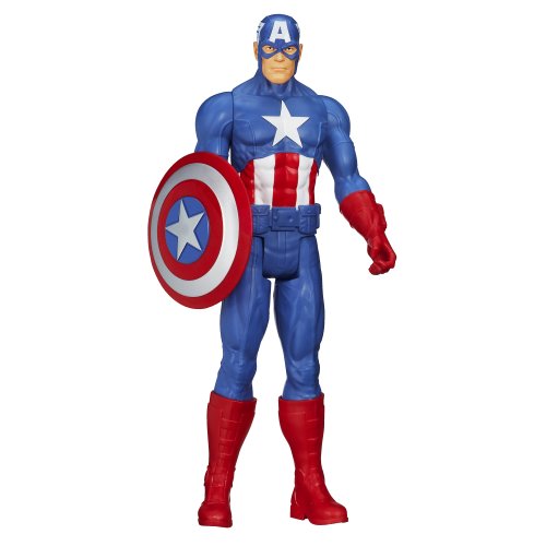 Figura de acción del Capitán América de Los Vengadores de Marvel, Serie Titan Hero.