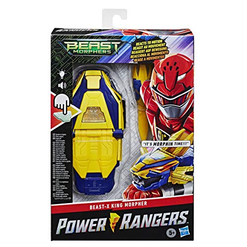 Figura electrónica Power Rangers Beast Morphers Beast-X King Morpher con Luces y Sonidos inspirados en la Serie Power Rangers