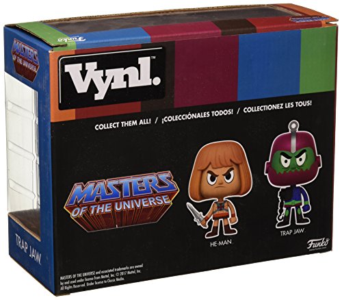 Figuras Vynl Masters of The Universe He-Man y Trapjaw