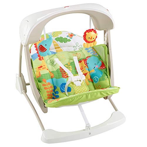 Fisher-Price - Columpio hamaca portable 2 en 1 - juguetes bebe - (Mattel CCN92)