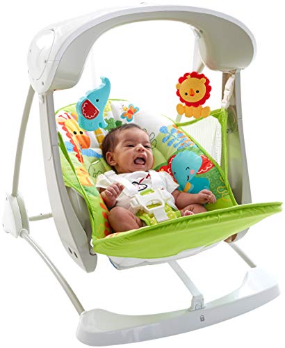 Fisher-Price - Columpio hamaca portable 2 en 1 - juguetes bebe - (Mattel CCN92)