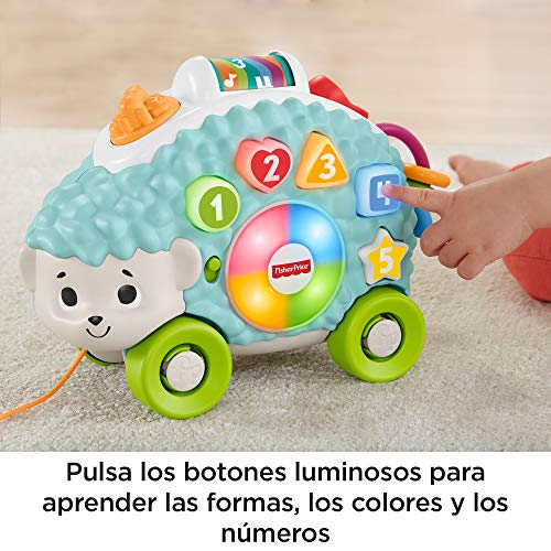 Fisher-Price Erizo Linkimals, Juguete interactivo bebés +9 meses (Mattel, GJB06) , color/modelo surtido