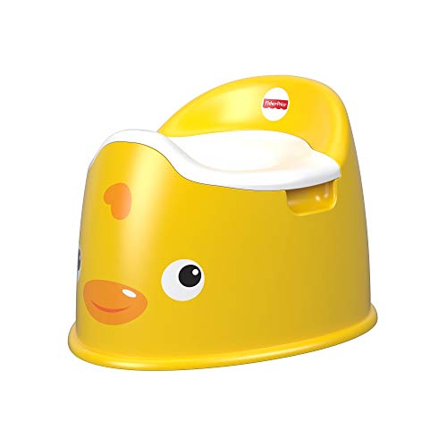 Fisher-Price Orinal patito, juguete de aprendizaje y desarrollo para niños (Mattel GCJ81)