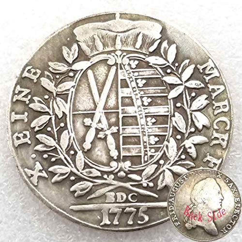 FKaiYin 1775 Monedas antiguas alemanas antiguas – Moneda antigua sin circulación – Moneda vieja conmemorativa regalo para papá/amigo/marido experiencia futura