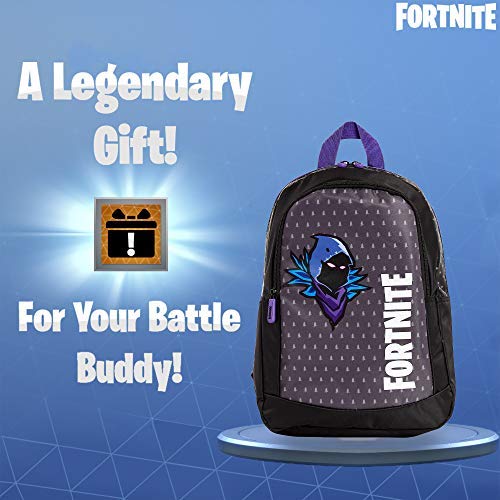 Fortnite Mochilas Escolares Juveniles, Mochila Escolar Estampado Raven Para Niños, Mochila Negra Gran Capacidad Colegio Viaje Deporte, Regalos Para Niños Niñas Adolescentes (Morado Raven)